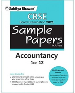 Sahitya Bhawan Sample Paper Accountancy - 12 